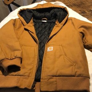 boys Carhartt hooded jacket, size M (10-12)